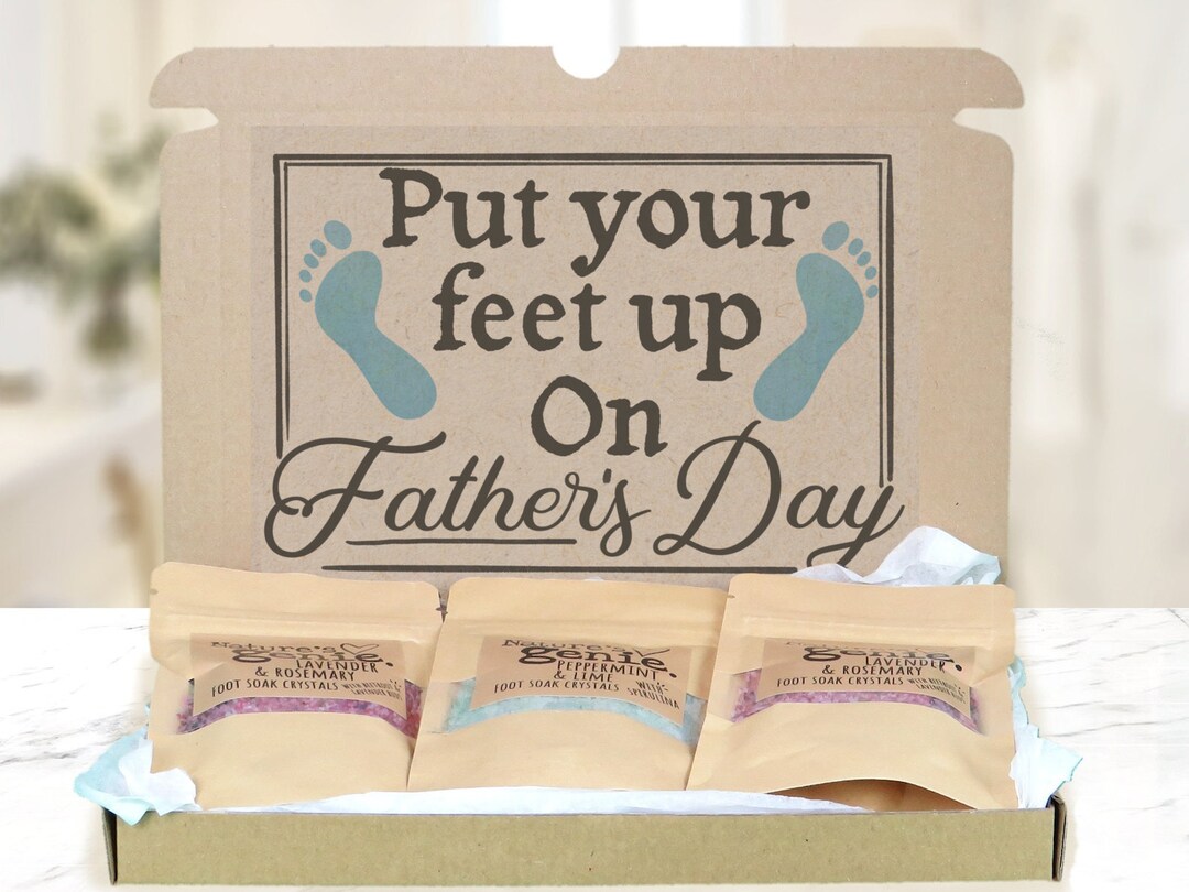 Father’s Day Foot Soak Self-care Gift Set, Men's Self-care Set for Dad ...