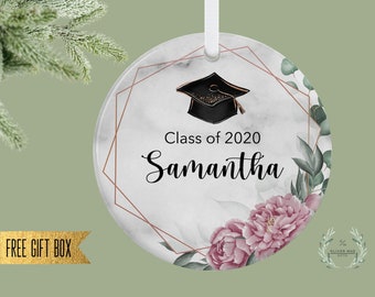 Graduation Ornament, Class of 2021, Graduation Gift for Her,  Personalized Graduation Ornament 2021, Gift for Daughter, College Graduation