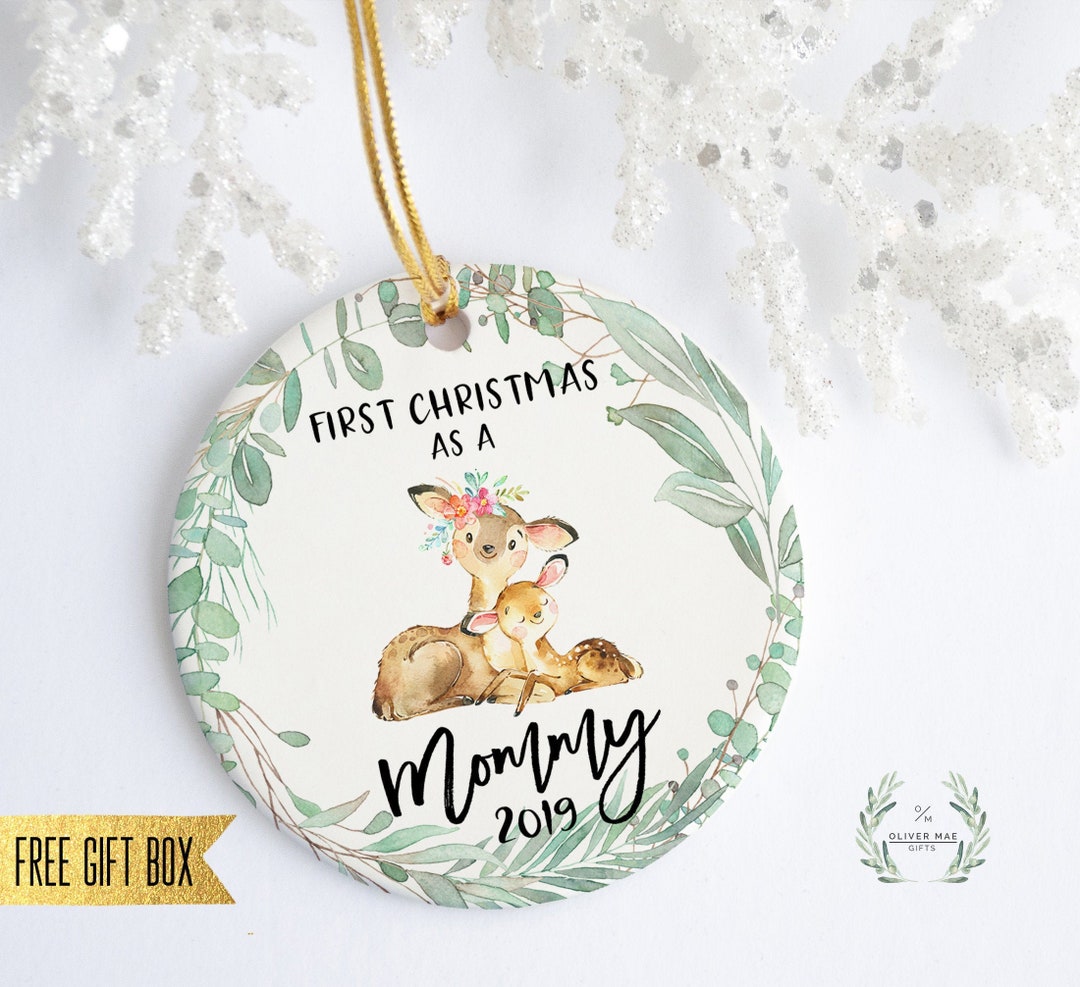 New Mommy Ornament, New Mom Gift, First Christmas as a Mom, Baby Shower ...