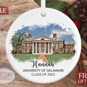 Custom Graduation Ornament, Personalized College Graduation Gift for Her, Class of 2023, High School Graduation Keepsake, Graduation Memory