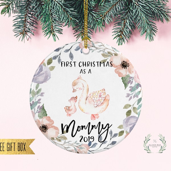 New Mommy Ornament, New Mom Gift, First Christmas as a Mom, Baby Shower Gift, Mom to Be, Gift for Wife, First Time Mom, New Parent Ornament