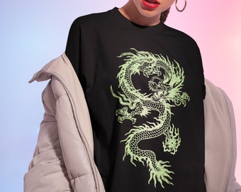 red chinese dragon shirt