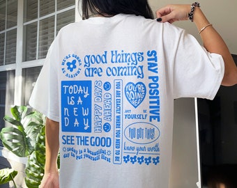 Positive Quotes Shirt Aesthetic Clothes Mental Health Shirt Preppy Shirt Anxiety Shirt Preppy Clothing Cute Tees Kindness Shirt Trendy Shirt