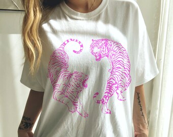 Tiger and Claw Marks Shirt - Etsy