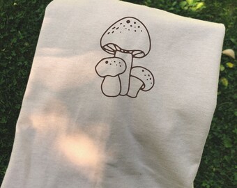 Mushroom Shirt Cottagecore Clothing Mushroom Tee Cottage Core Dark Academia Clothing Mushroom Clothing Dark Academia Cottagecore Aesthetic