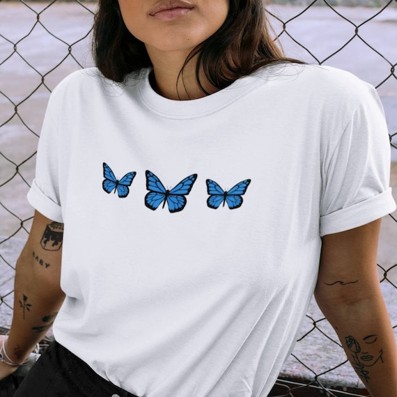 rvca butterfly shirt