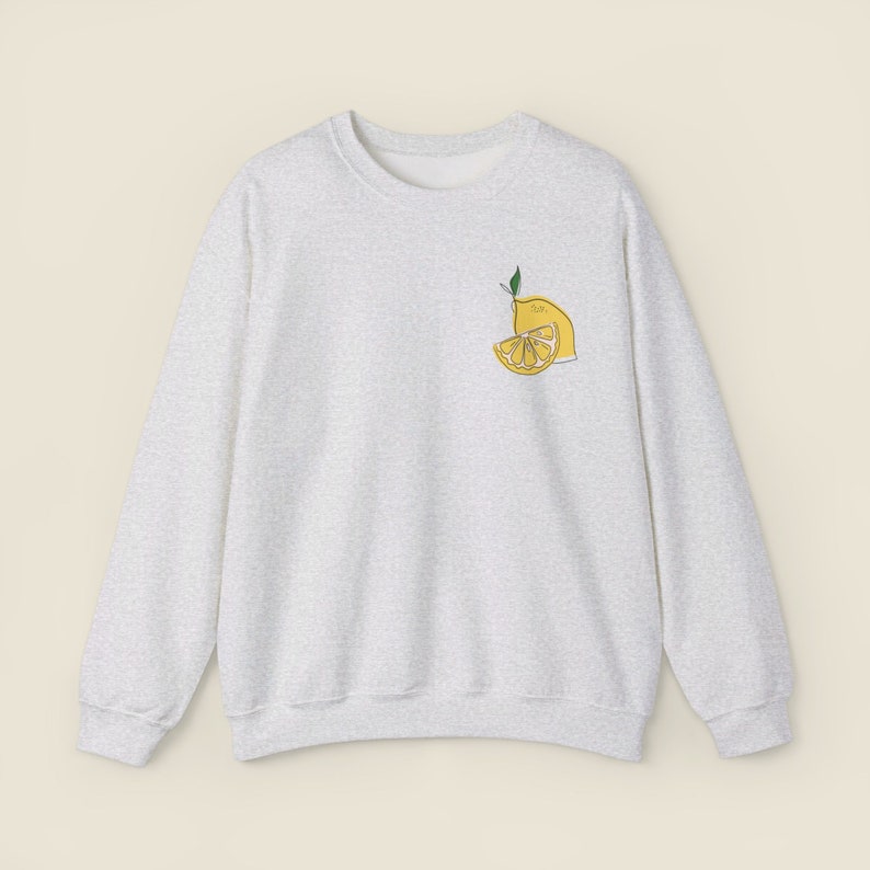 Limoncello Crew Neck Sweatshirt Italy Shirt Preppy Clothes Alcohol Tops Amalfi Coast Crewneck Trendy Clothing Italian Lemons Aesthetic image 9