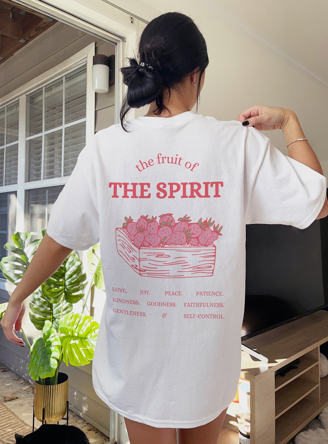 The Fruit of the Spirit Tee Christian Shirt Bible Verse Shirt Christian ...