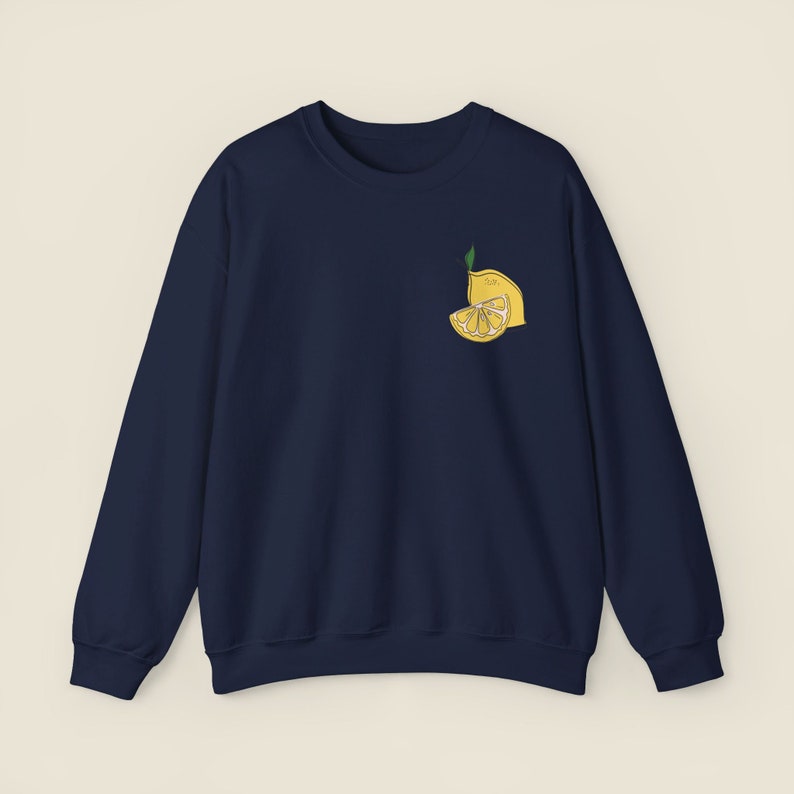 Limoncello Crew Neck Sweatshirt Italy Shirt Preppy Clothes Alcohol Tops Amalfi Coast Crewneck Trendy Clothing Italian Lemons Aesthetic image 7