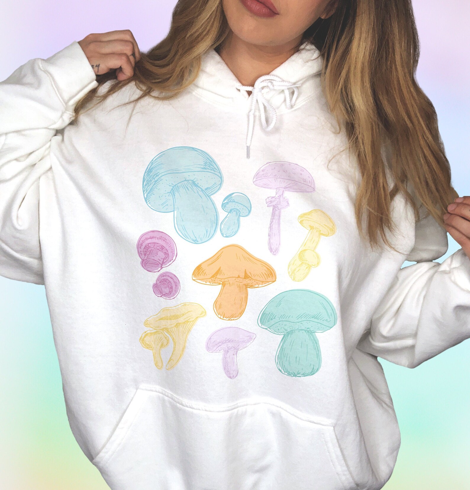 Mushroom Hoodie Mushroom Clothing Magic Mushroom Aesthetic Etsy