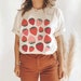 Strawberry Shirt Strawberry Clothes Strawberry Top Garden Shirt Aesthetic Clothing Cottagecore Clothes Botanical Shirt Strawberry Print