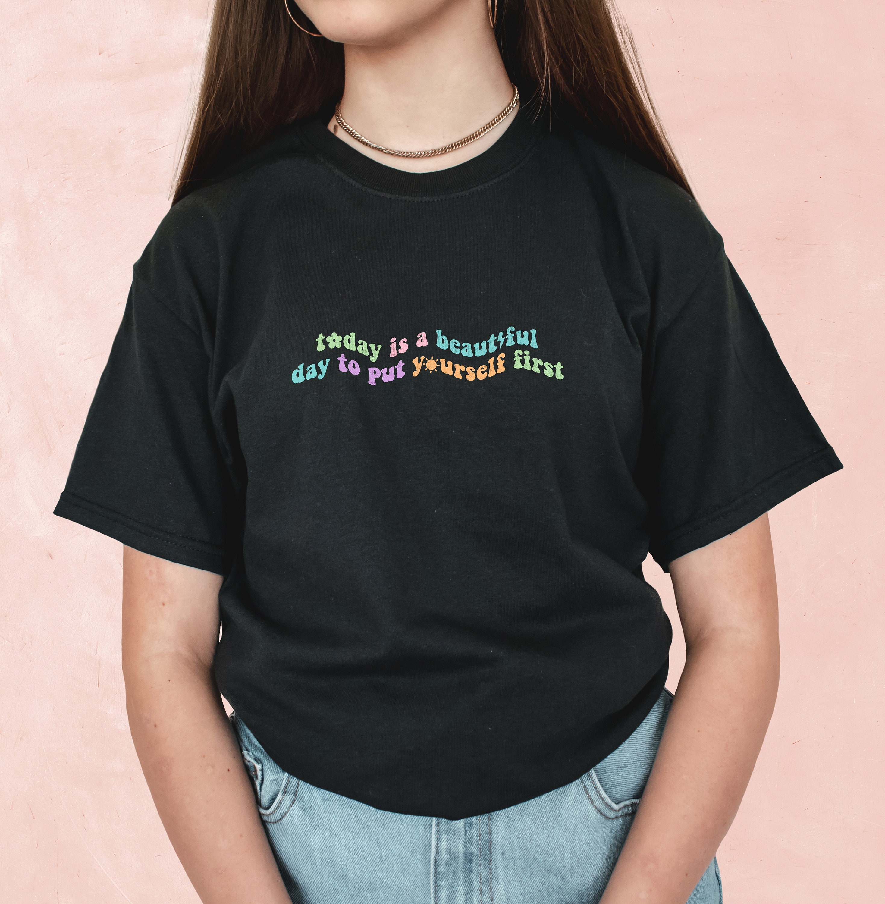 Self Love Trendy Tee Mental Health Shirt Self Care Shirt | Etsy