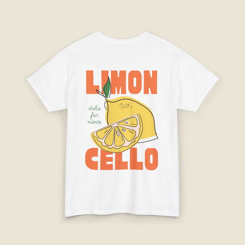 Limoncello Shirt Italy Shirt Preppy Clothes Alcohol Shirts Amalfi Coast Tshirt Trendy Clothing Italian Lemons Aesthetic Cute Graphic Tees image 2