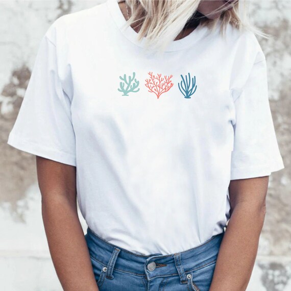 Coral Reef Shirt Coral Reef Tropical Coral Reef Coral Etsy