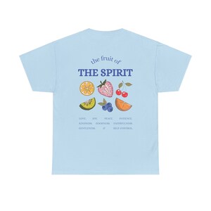 The Fruit of the Spirit Tee Christian Shirt Bible Verse Shirt Christian ...
