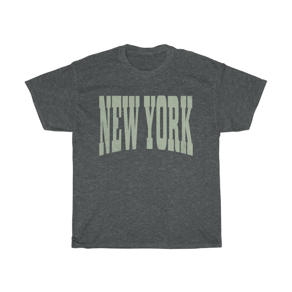 Sage Green New York Shirt, New York City Shirt, Oversized