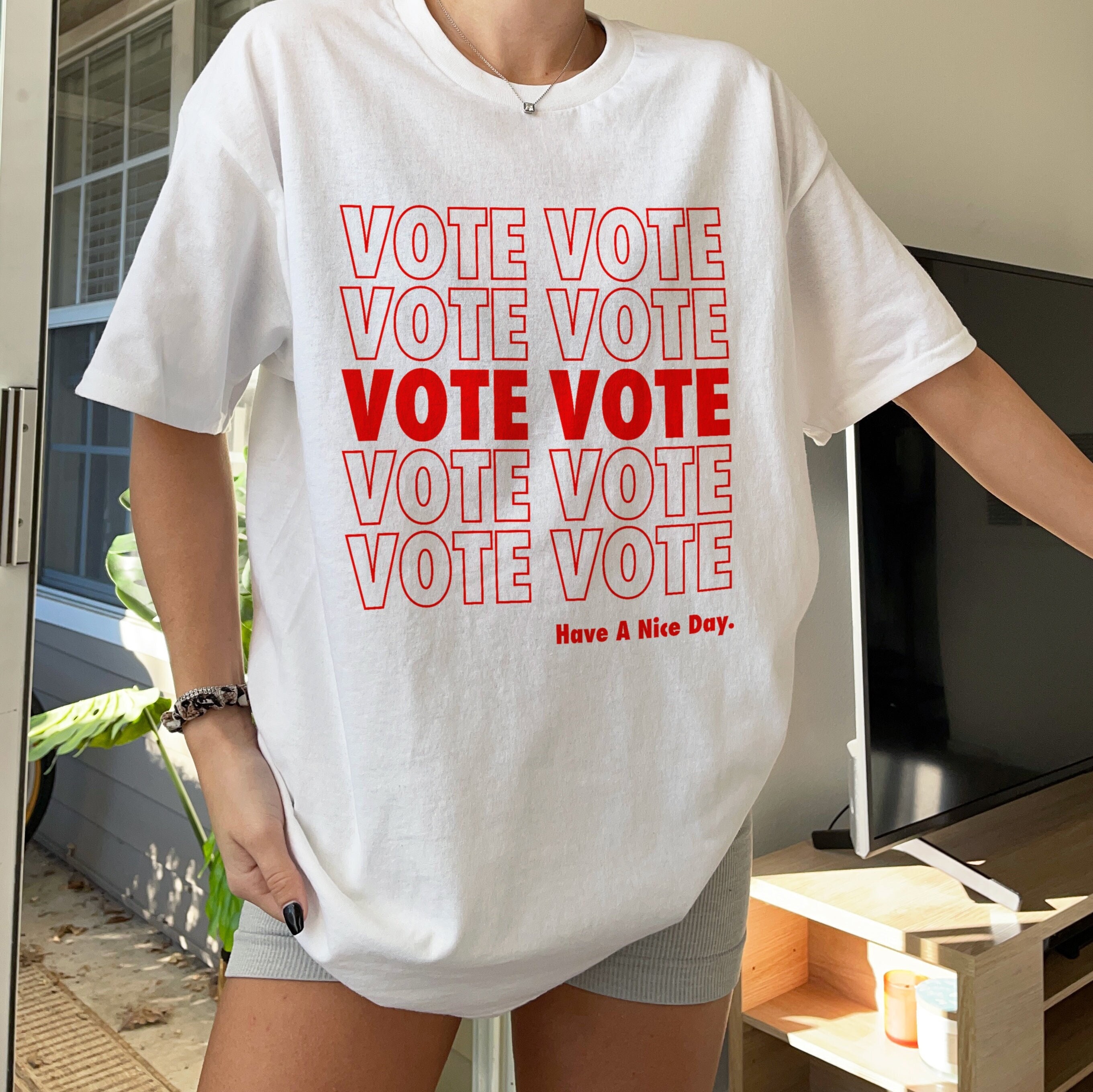 Vote T-Shirt: Women's Designer Tops