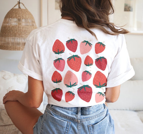 Camisa Fresa Ropa de moda Ropa de fresa Strawberry Top Camisa - Etsy México