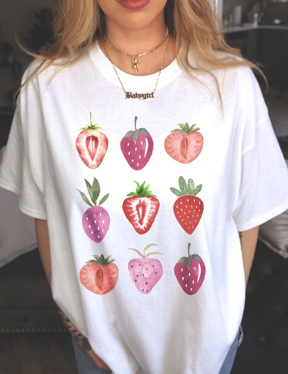 Camisa Fresa Ropa Fresa Camisa de Jardín Strawberry Top Ropa - Etsy México