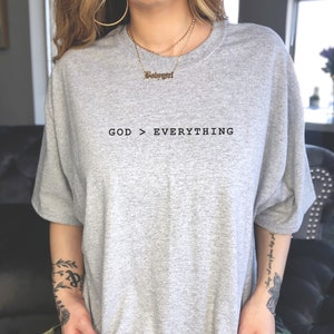 God Over Everything Christian Shirt Christian Apparel - Etsy