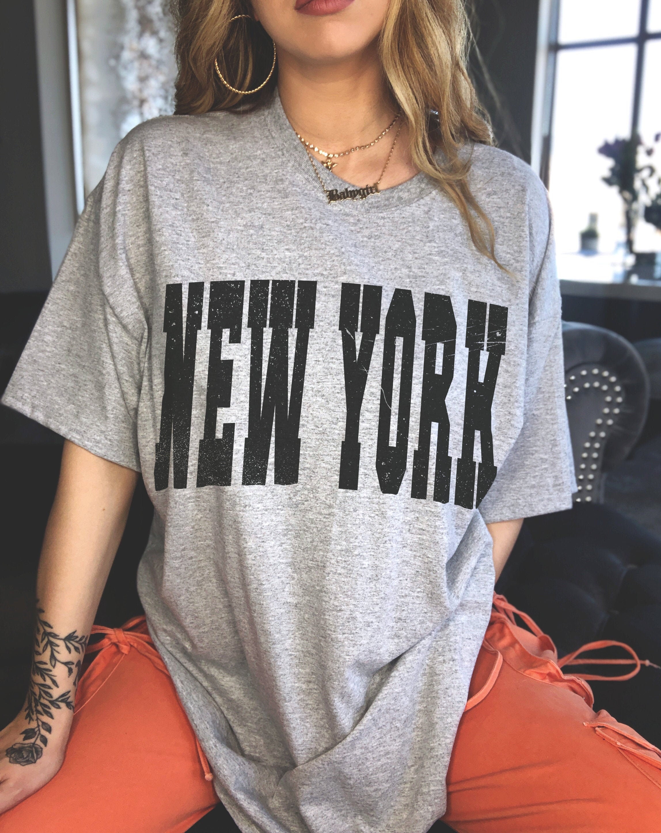 beneden zwart Aanvankelijk New York Shirt New York City Shirt Oversized T Shirt East - Etsy Nederland