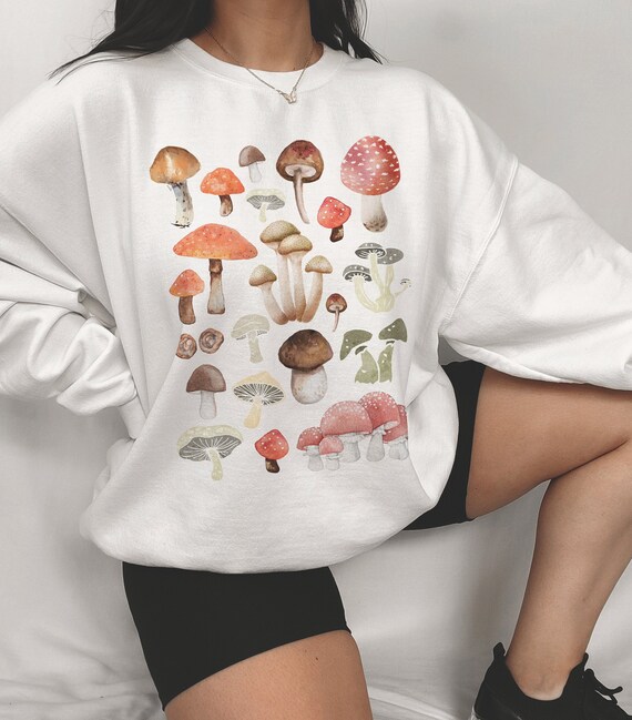 Mushroom Shirt Cottagecore Clothing 