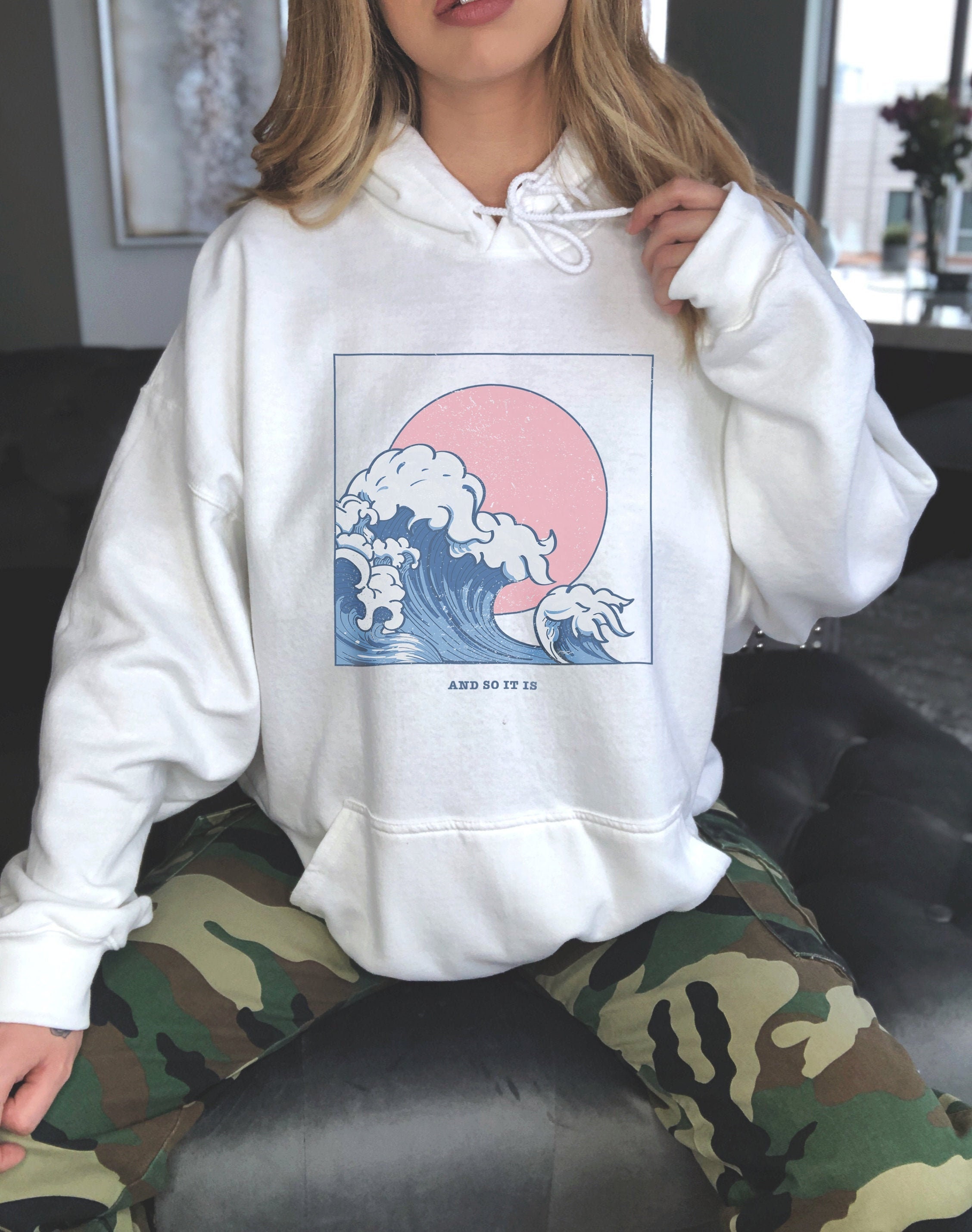 And so It is Ocean Wave Aesthetic Japanese Wave Aesthetic - Etsy Hong Kong