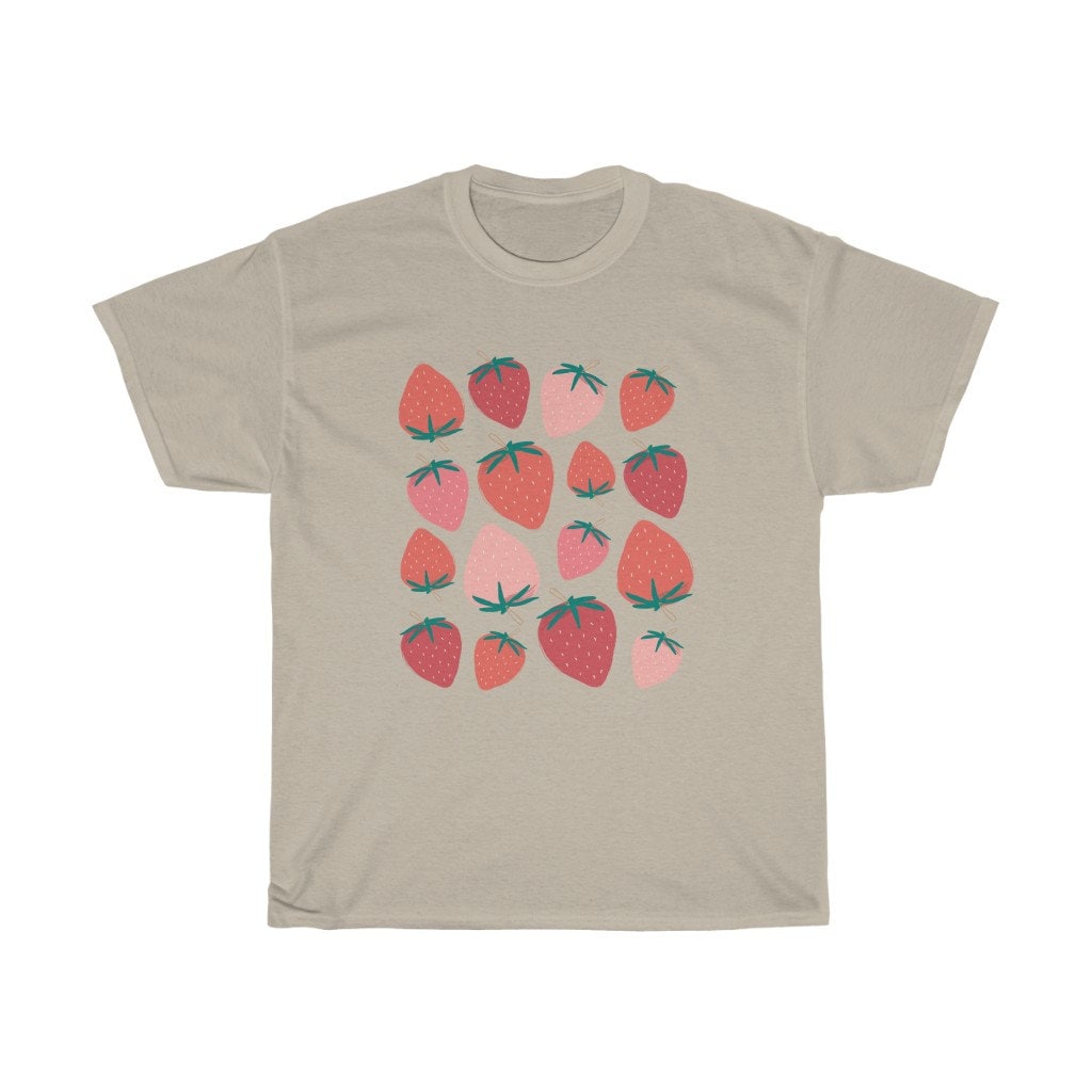 strawberry shirt in the sunshine
