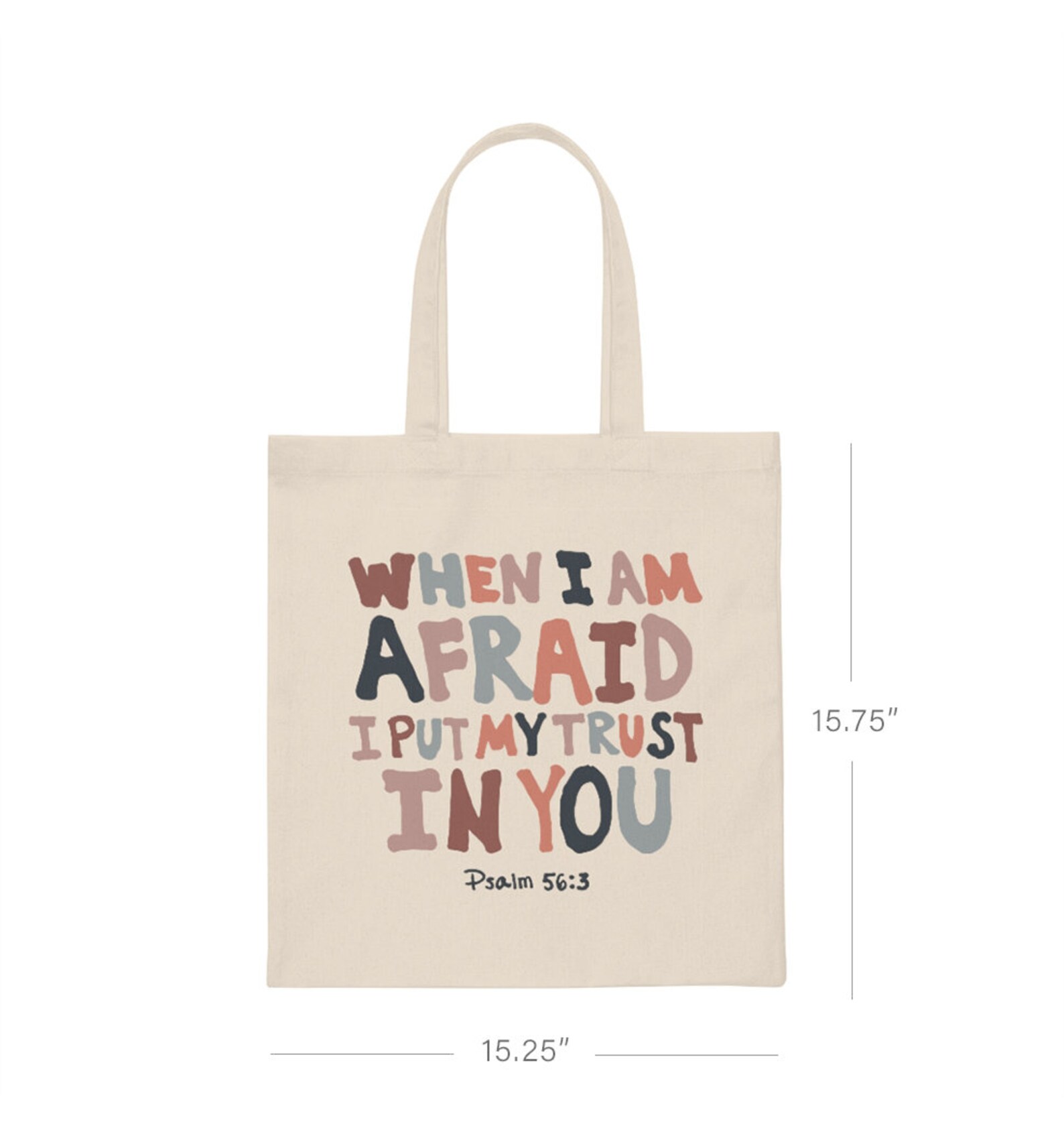 Bible Verse Tote Bag Cute Tote Bag Christian Gifts Aesthetic Etsy