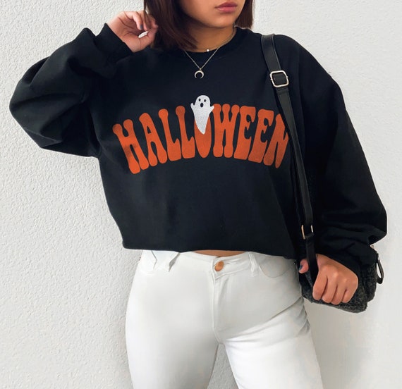 Halloween Crewneck Ghost Crew Neck 