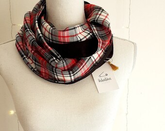 Ring scarf "tartan"