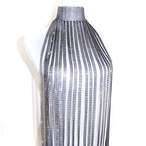CRYSTAL FRINGES - Body jewelry for a big, sparkling appearance with plastic fringes and glittering acrylic glass stones