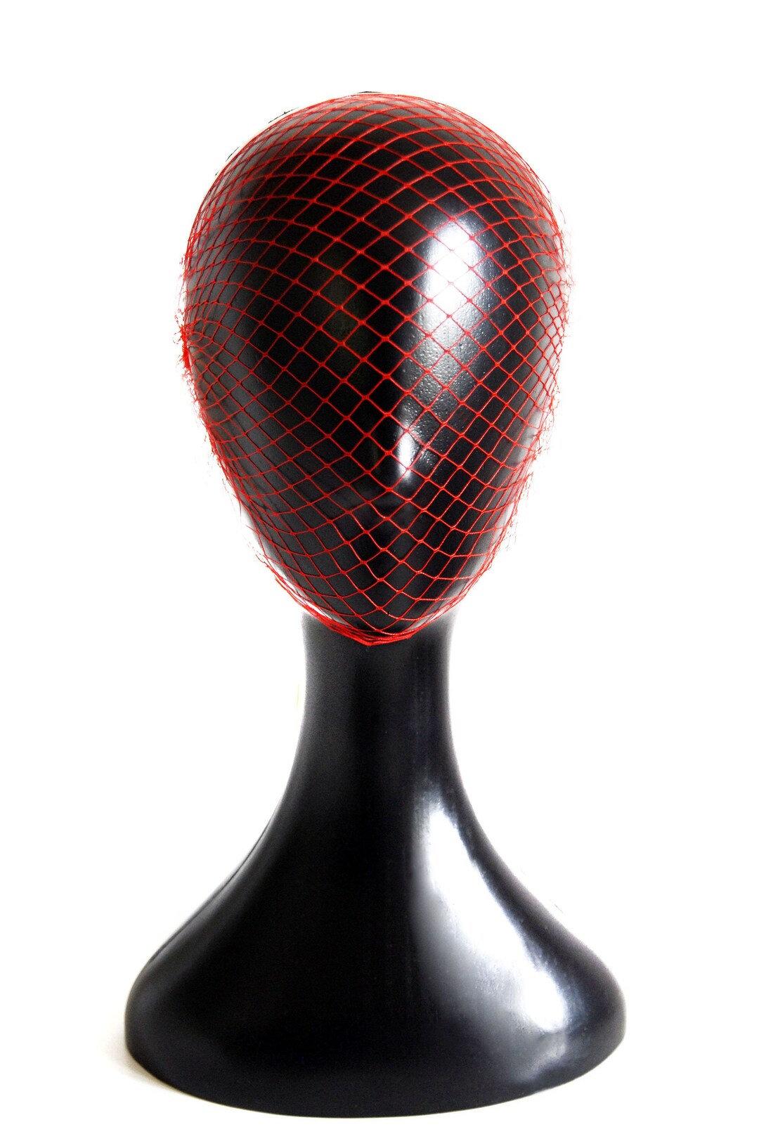 NET MASK RED Eye / Face Mask Made of Red Hat Tulle and Double Face ...