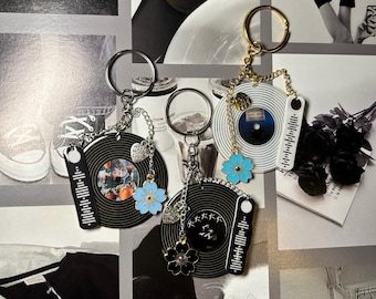 Custom Vinyl Record keychains