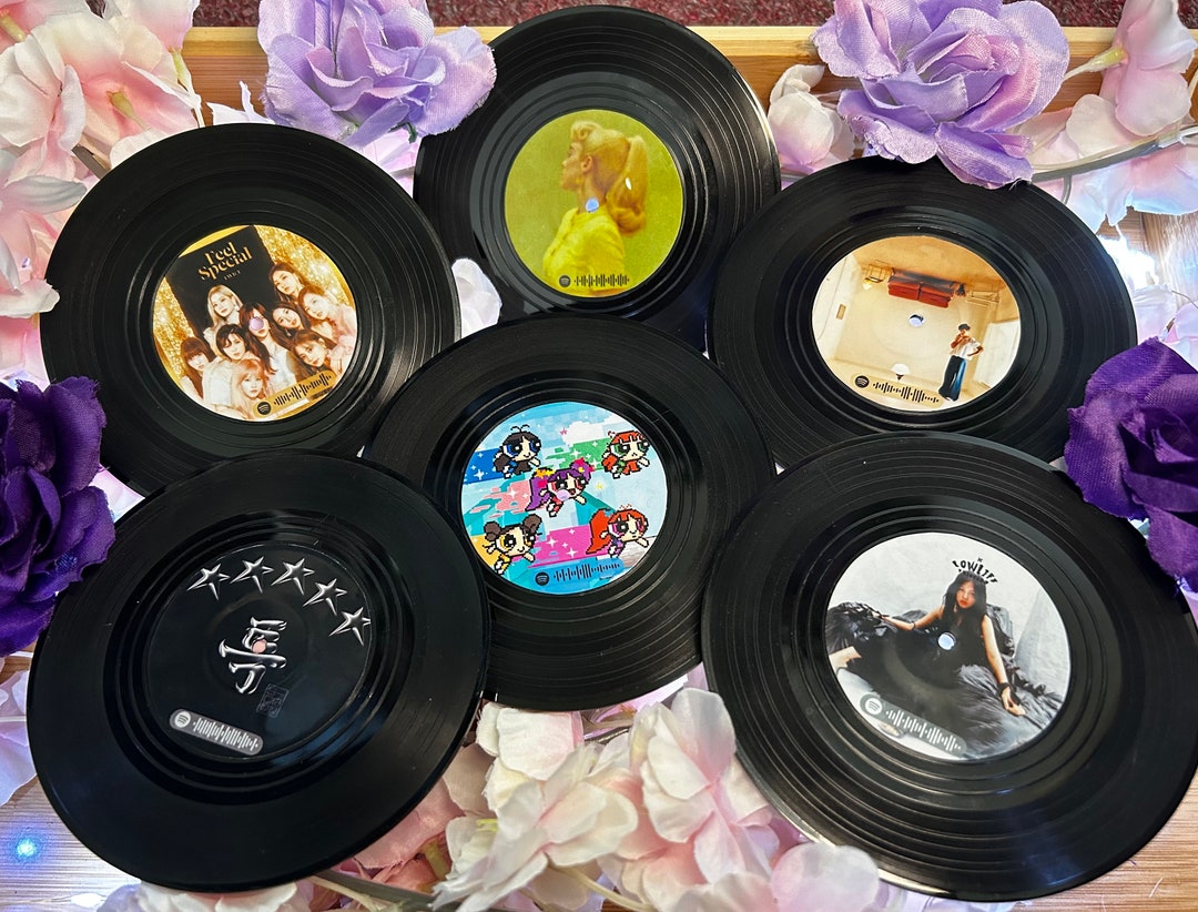 Custom Vinyl Coasters Etsy