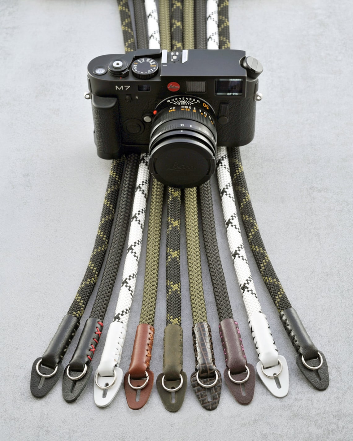 Neck or shoulder camera strap DARKROOM. Climbing rope top Etsy