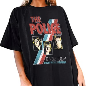 Sting & The Police T-Shirt Ghost in the Machine Tour 1981-82 Boxy