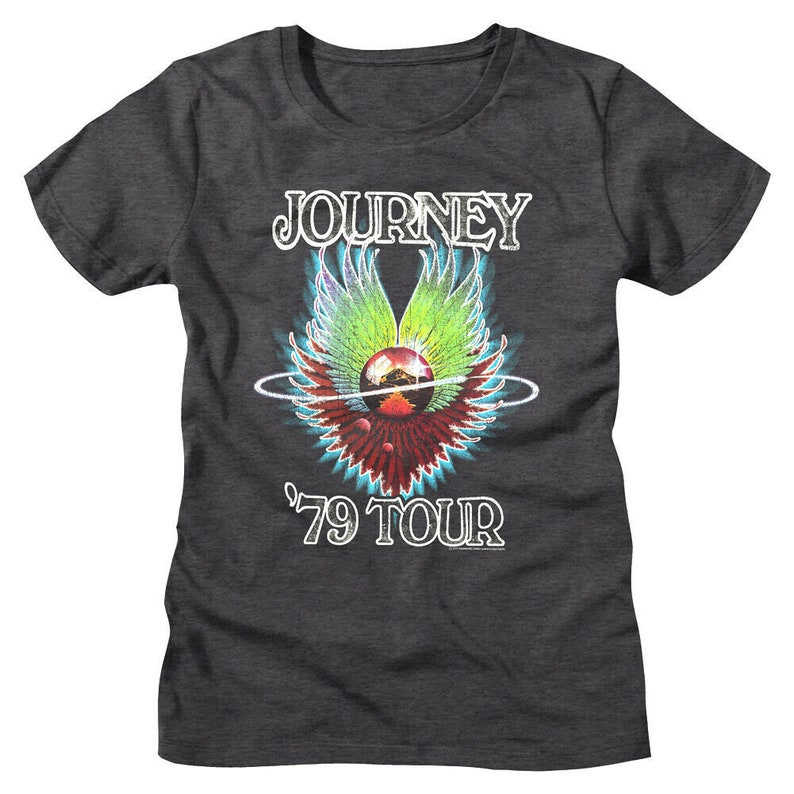 Journey Women's T Shirt Evolution Tour 1979 Tshirt Album Etsy