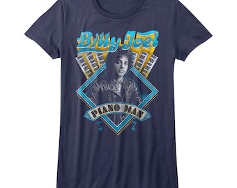 Billy Joel Piano Man T-shirt: Vintage Keyboard Rock 'n Roll Music