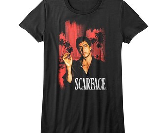 Scarface Women's T-Shirt Tony Montana Movie Poster