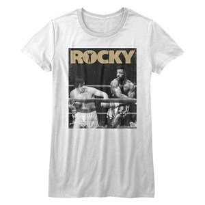 Rocky Balboa Women&#39;s T-Shirt Sylvester Stallone Apollo Creed Poster Graphic Tees Vintage Boxing Tops Movie Lover shirt Gift For her