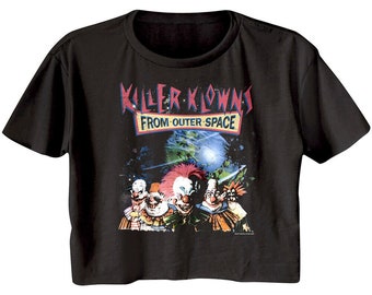 Haut court Killer Klowns From Outer Space - T-shirt graphique classique de film d'horreur