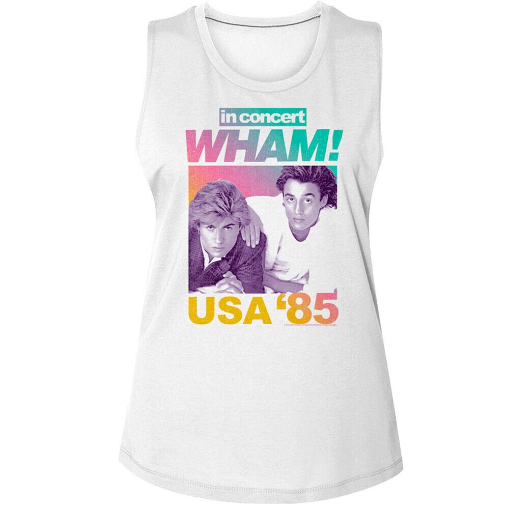 Wham Women's Tank Top | In Concert Wham USA '85