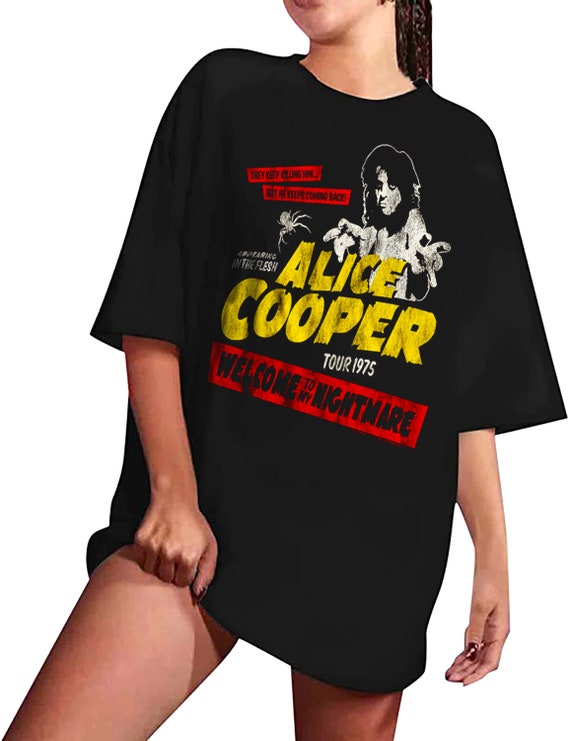 alice cooper women's t shirts