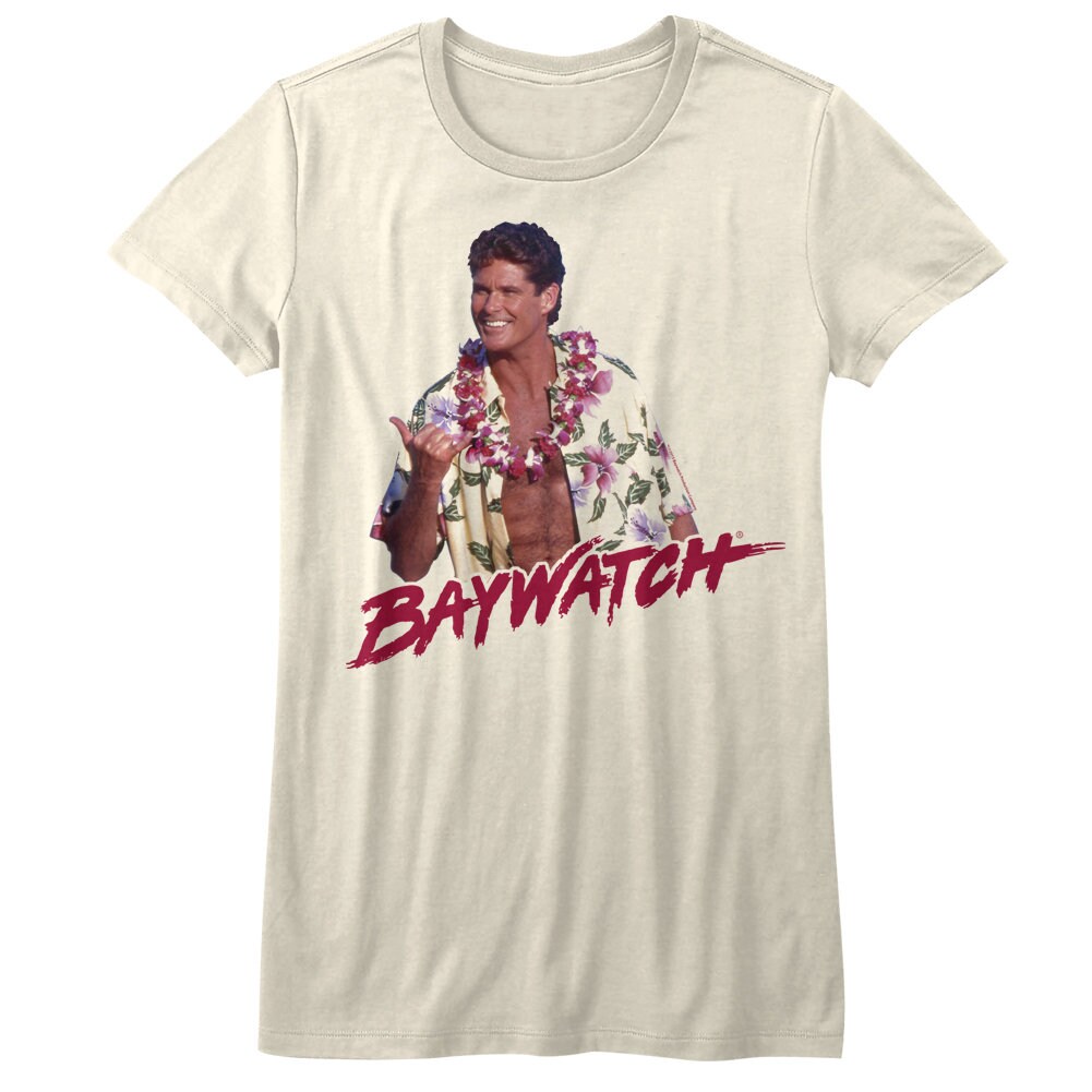 Kleding Herenkleding Overhemden & T-shirts T-shirts T-shirts met print hypebeast goede staat Zeldzame vintage jaren '90 Baywatch Hawaii TV-serie tshirt maat M 