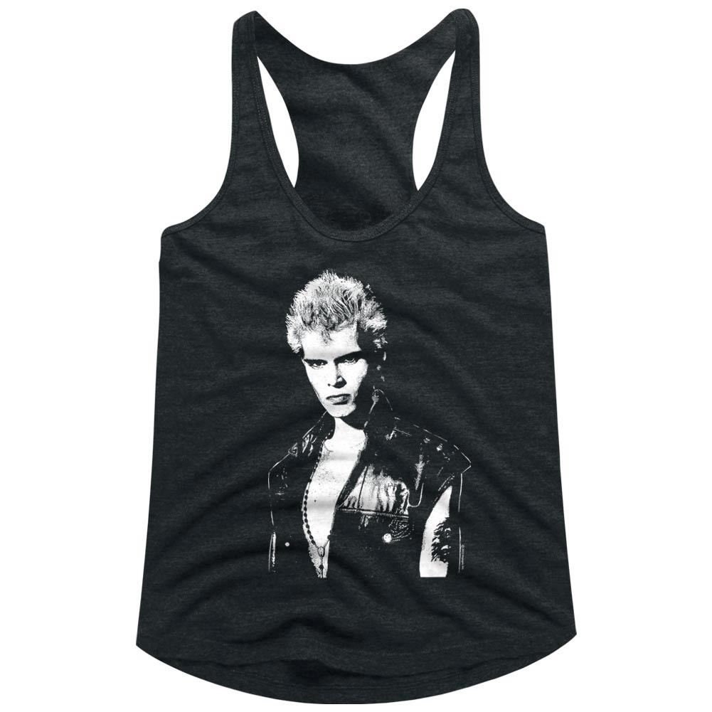 Discover Billy Idol Womens Top Portrait Black Racerback Tank Vintage Women' Sleeveless Vest Adult Clothing Nostalgic Gift For Mother Concert Top