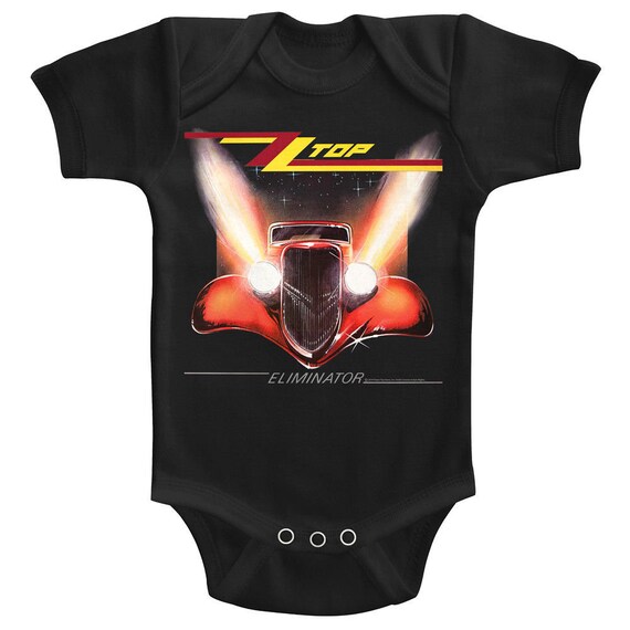 ZZ Top Baby Onesie Eliminator Album Cover Baby Bodysuit Etsy