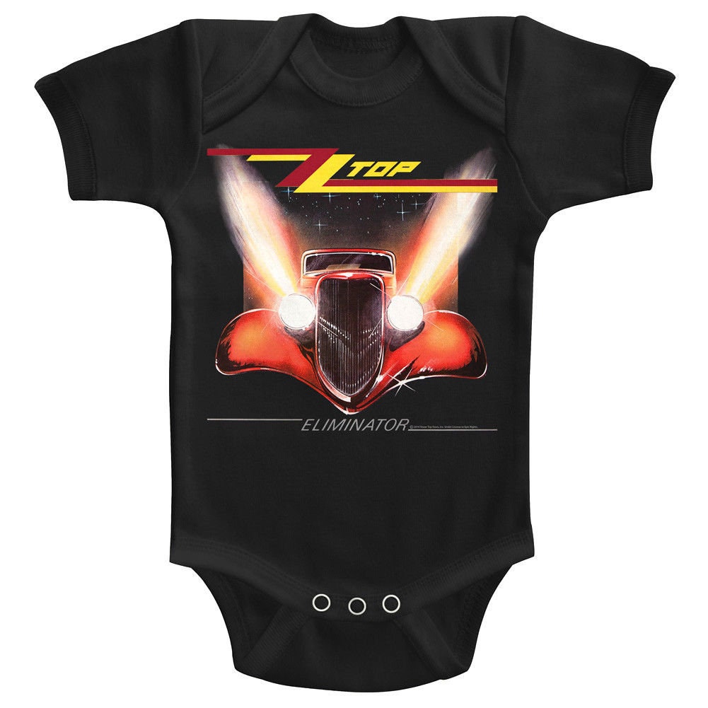 Discover ZZ Top Baby Onesie | Eliminator Album Cover Baby BodySuit