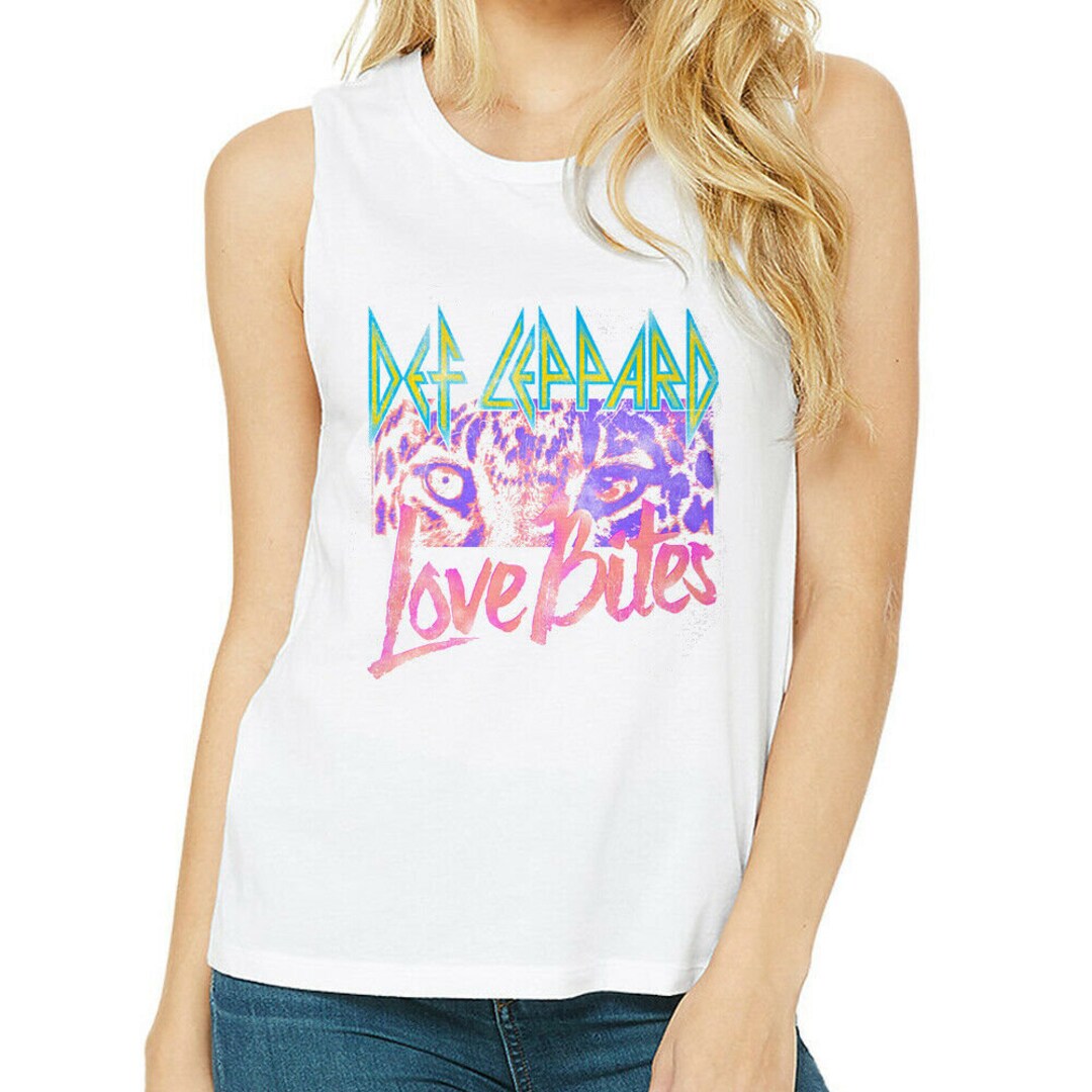 Rowdy Sprout Girls Def Leppard Roses Tank