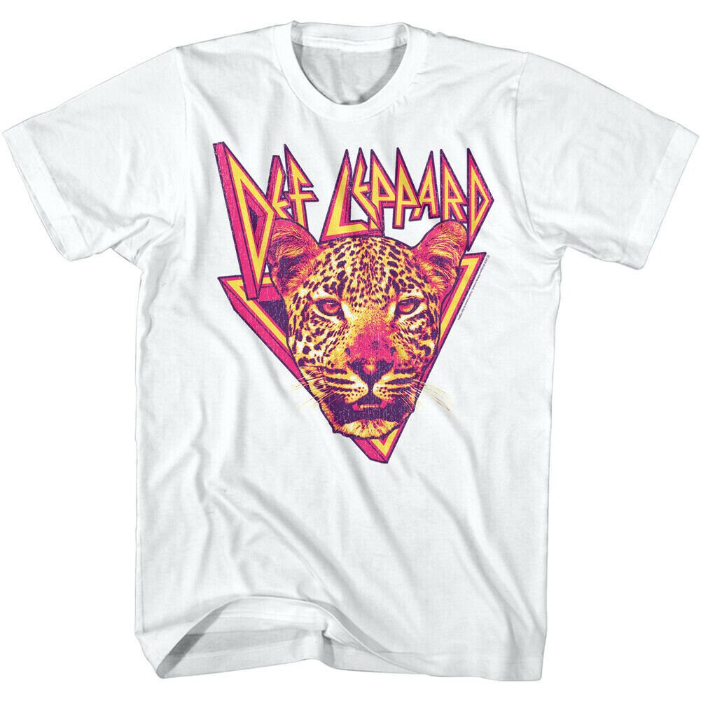 Def Leppard Oversize Shirt Pink Leopard Women's T-shirts Def Leppard Oversize Shirt Pink Leopard Women's T-shirts